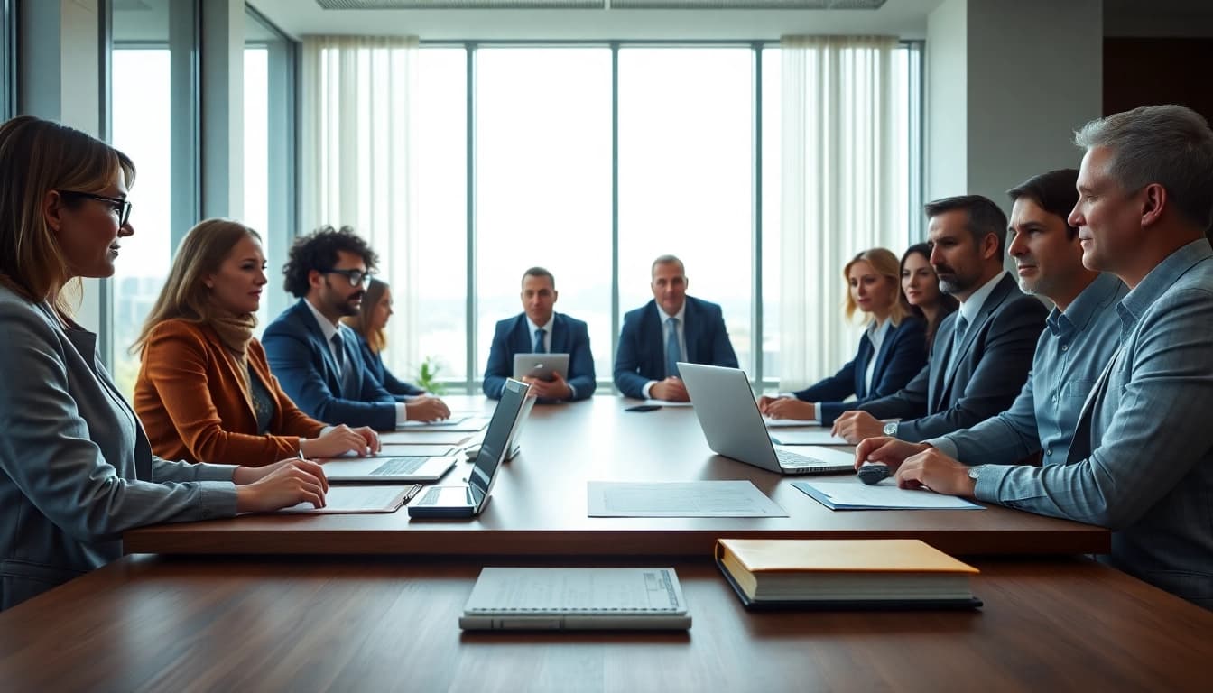 Collaborative lawyers at https://www.steinhardtlawfirm.com discussing worker's compensation cases.