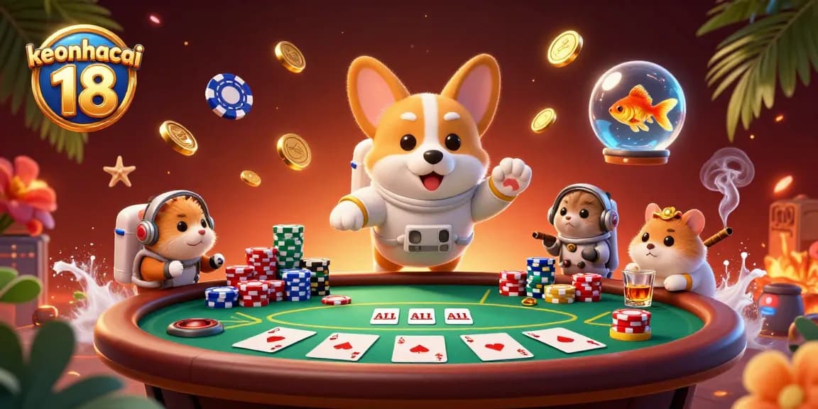 Experience thrilling gaming action with keonhacai 18 as the cosmic adventure unfolds in a floating casino.