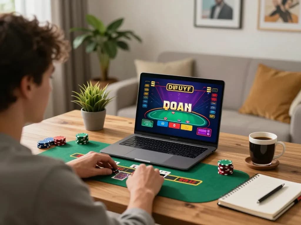 Engaging live dealer blackjack on laptop, thabet online casino gaming experience at home