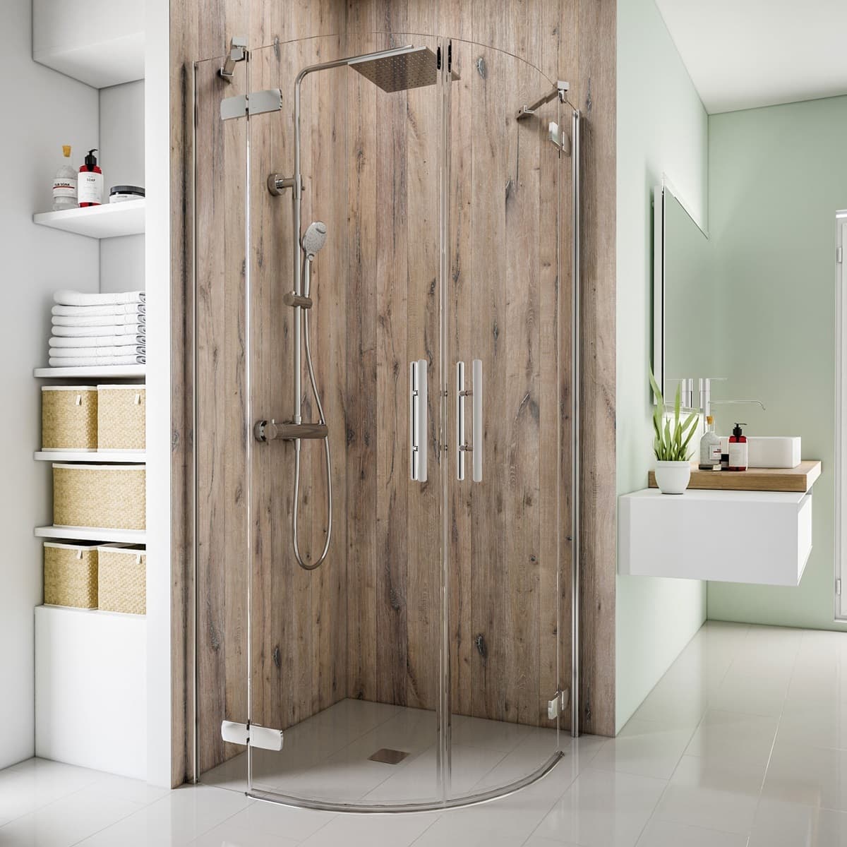 SONNI Glas Duschkabine 100x100 – Stilvoll &amp; langlebig