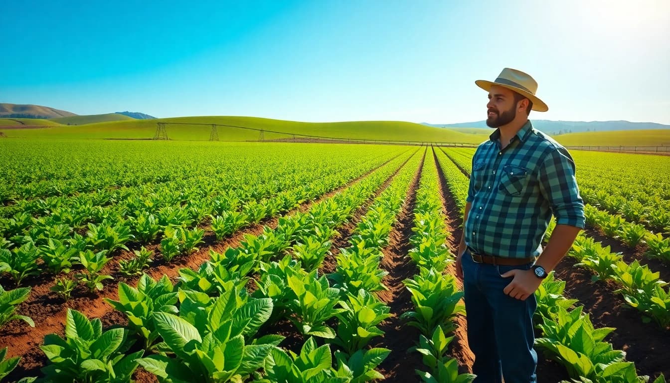 Optimizing land irrigation systems to enhance crop productivity in a thriving agriculture environment.