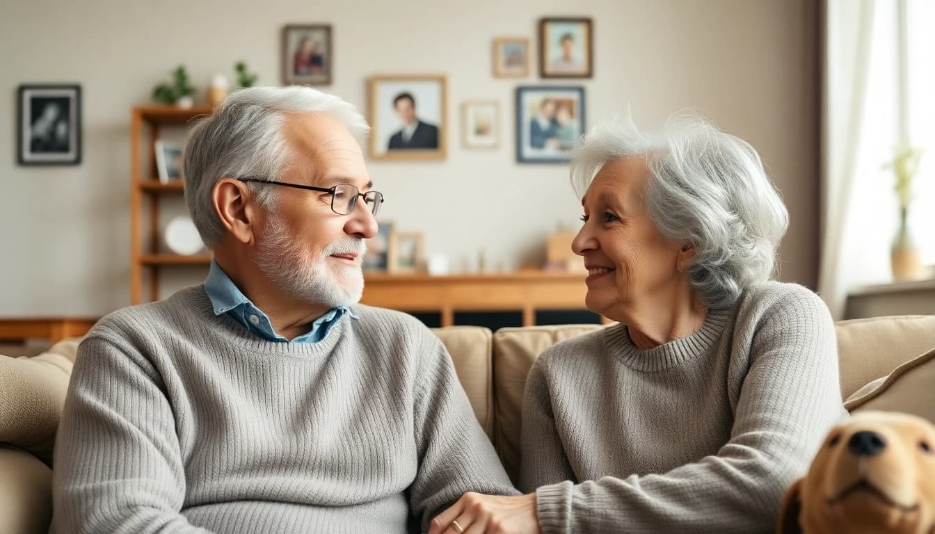 Seniors engaging in meaningful conversation about retirement plans at https://frontidas.com.