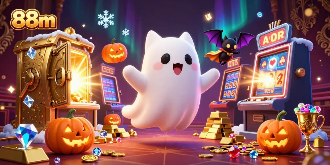 Experience the thrill of winning at 88m casino with vibrant characters and treasures!