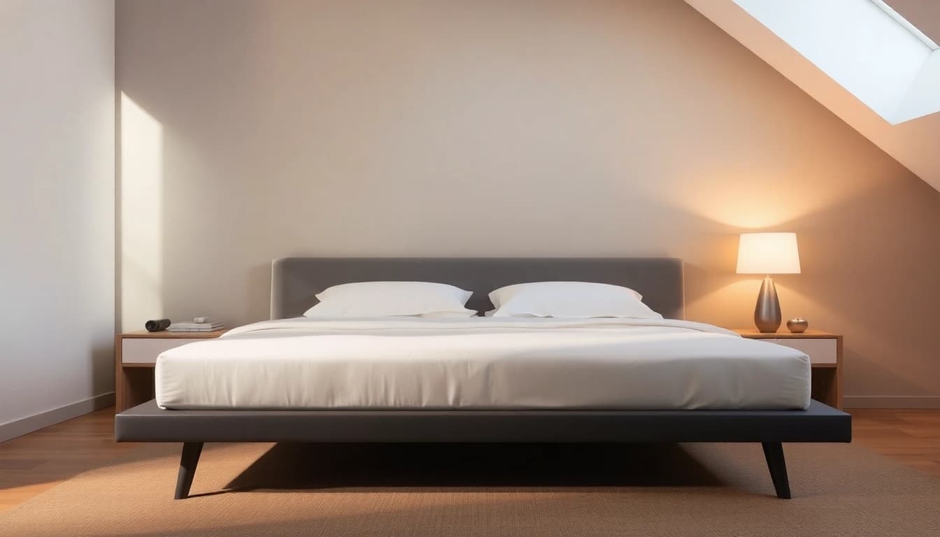 Materasso matrimoniale in primo piano, con dettagli sulla qualità e comfort, ideale per un sonno rigenerante.