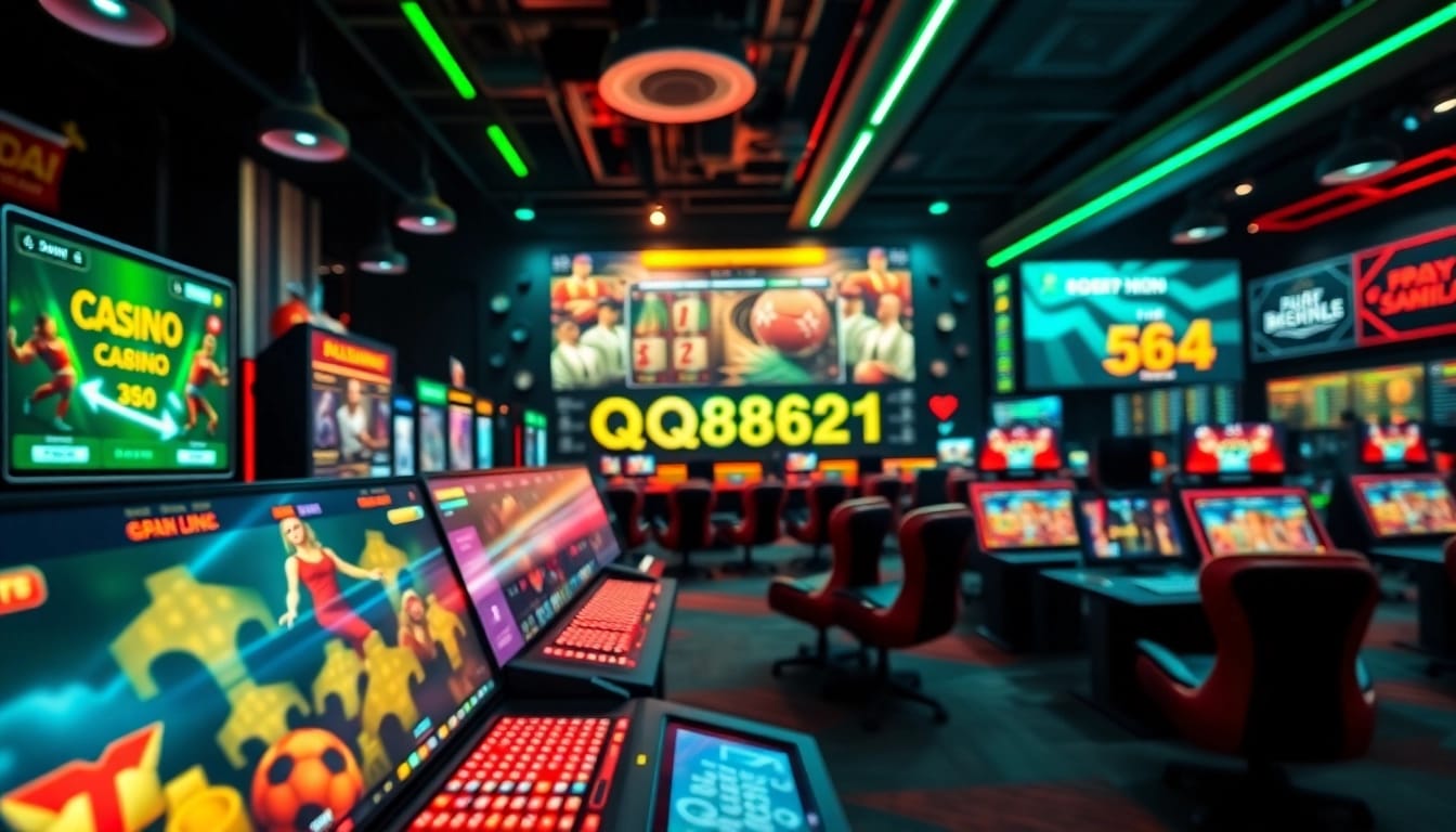 Taruhan online qq8821 yang menarik dengan antarmuka permainan berwarna-warni dan grafis menyenangkan.