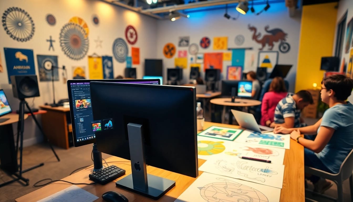 Animation Agency kreative Profis entwickeln beeindruckende Animationen in einem modernen Studio.