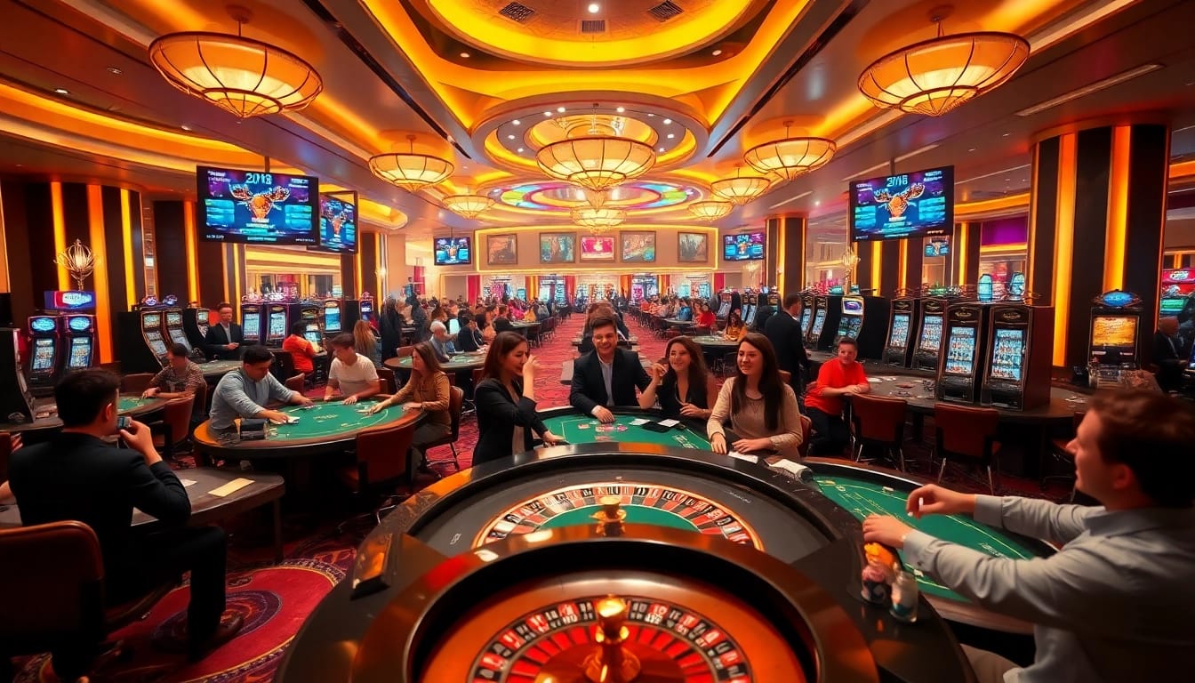 Experience excitement at https://789betg.com/ with players engaged at casino tables and vibrant gaming action.