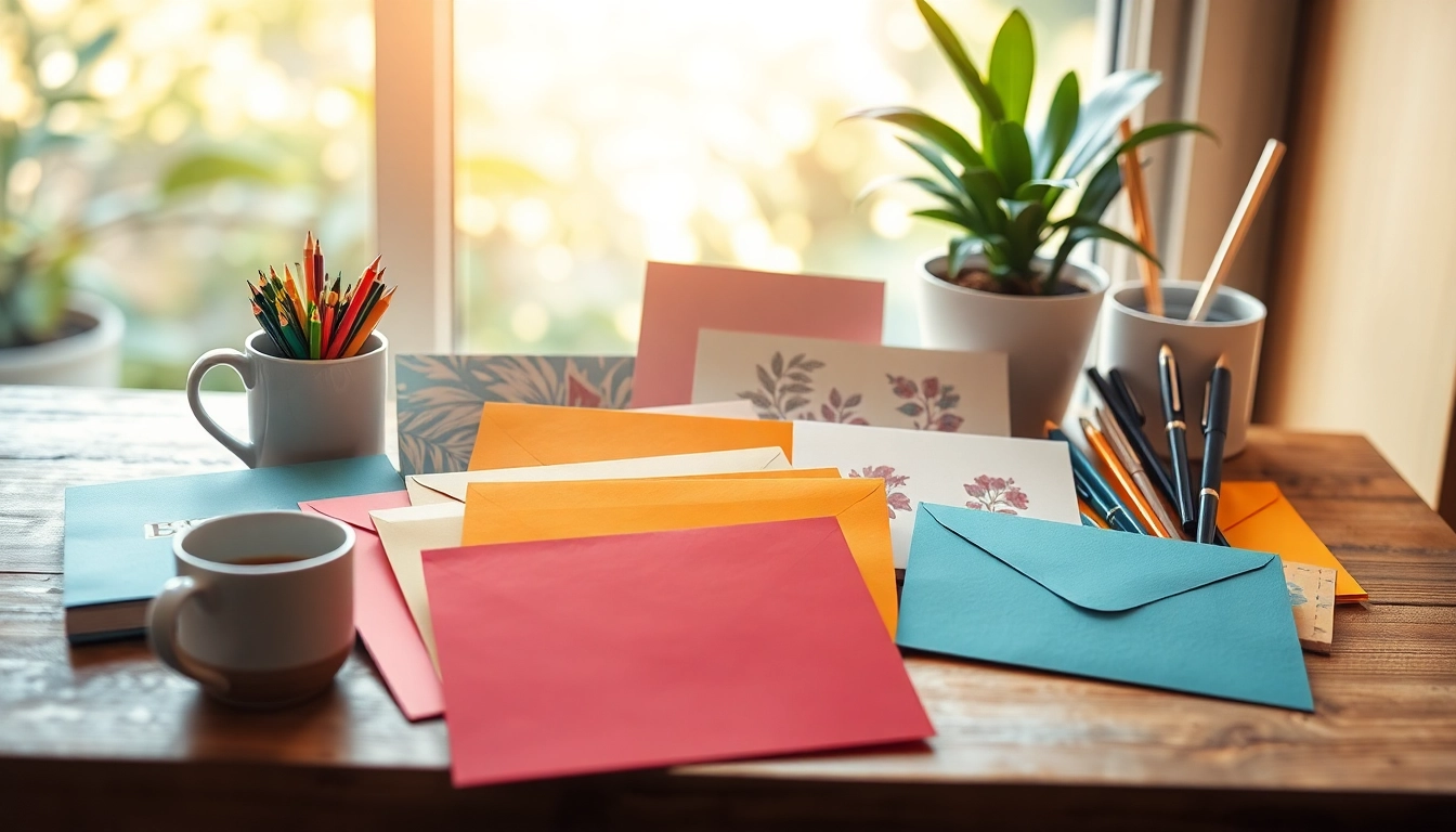 Showcase of colorful stationery items arranged elegantly on a desk, evoking inspiration and creativity.