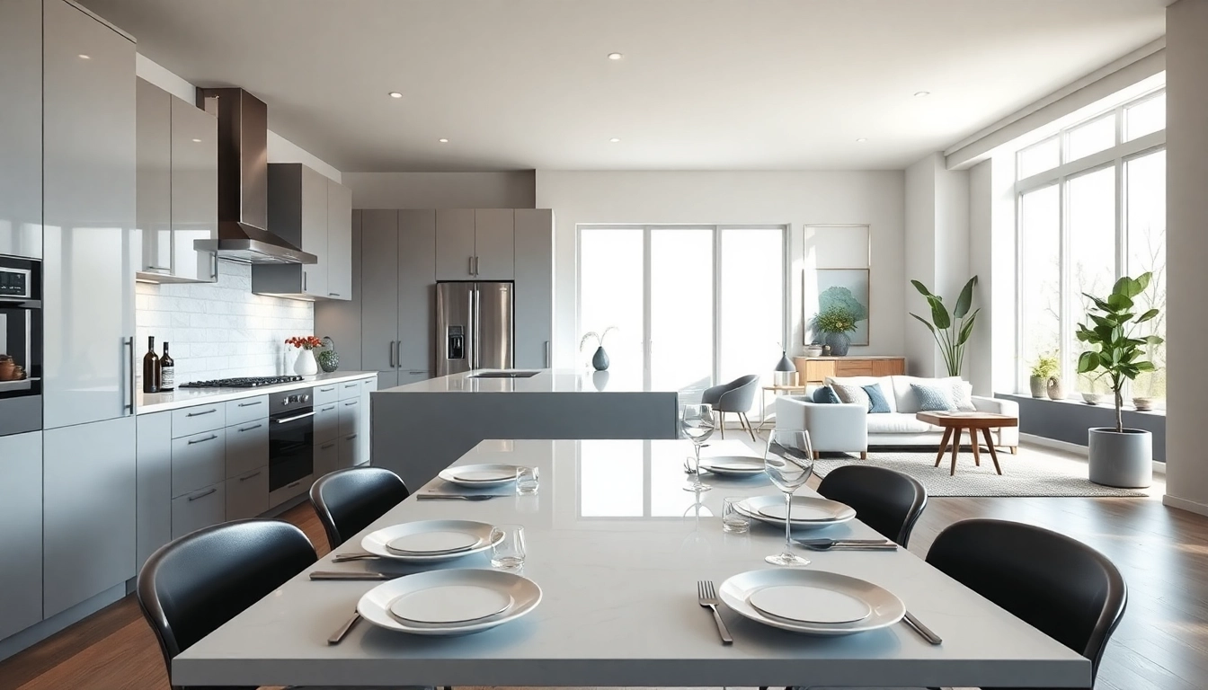 Transform your space with beautiful elements of home renovation in a modern kitchen.