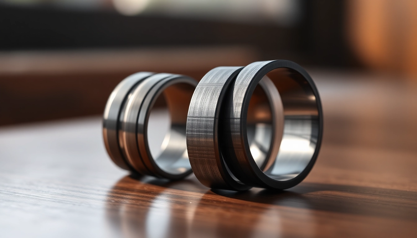 Stylish Gunmetal Wedding Bands for Men: Trends and Styles to Consider