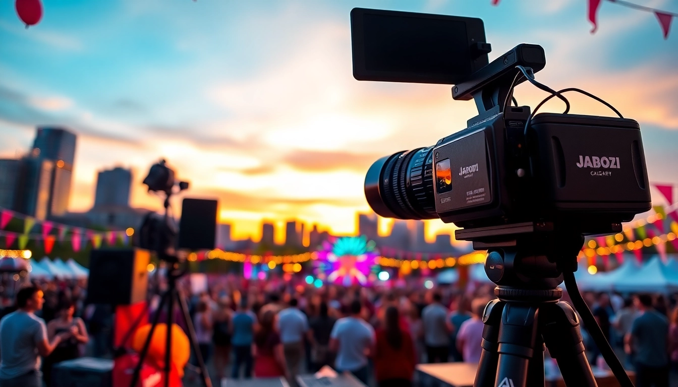 Calgary videographer showcasing creative outdoor event coverage with vibrant scenery.