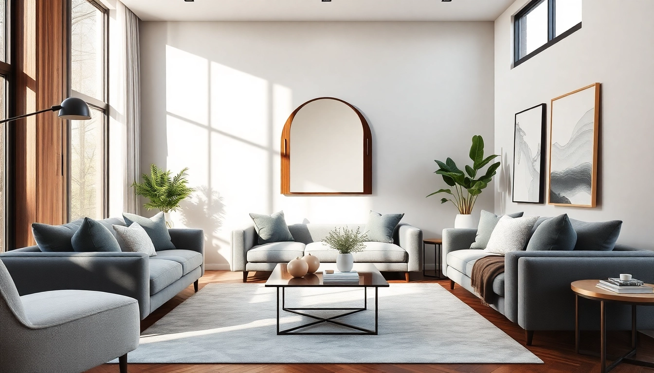 Luxury designer mirrors from https://merithome.co.uk displayed in an elegant living room setting.