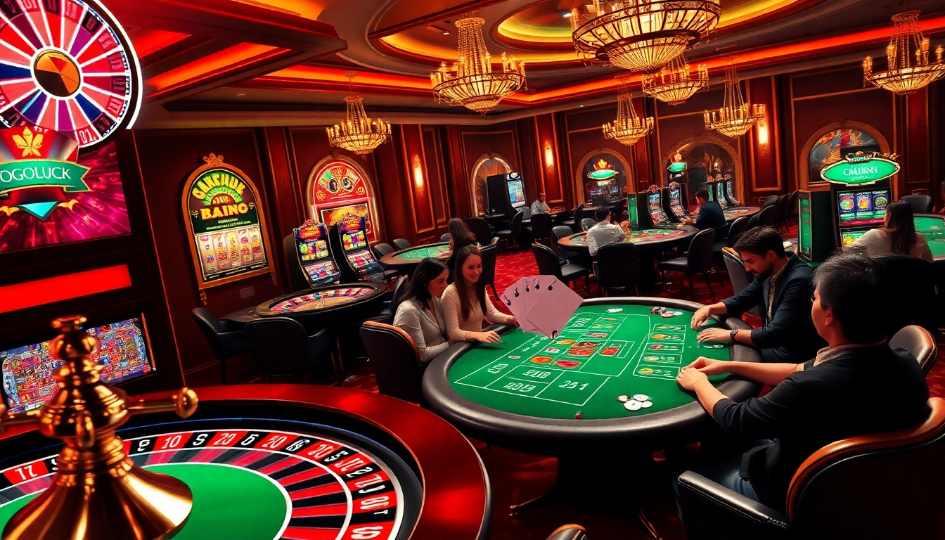 Experience the thrill of winning at Jogoluck casino with vibrant tables and exciting gaming action.
