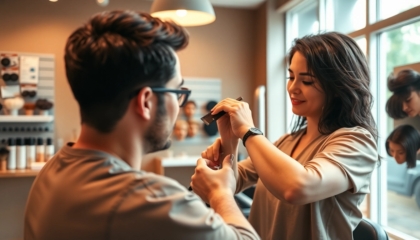 Experience the transformative services of Ace of Fades 212 in a professional hair replacement session.