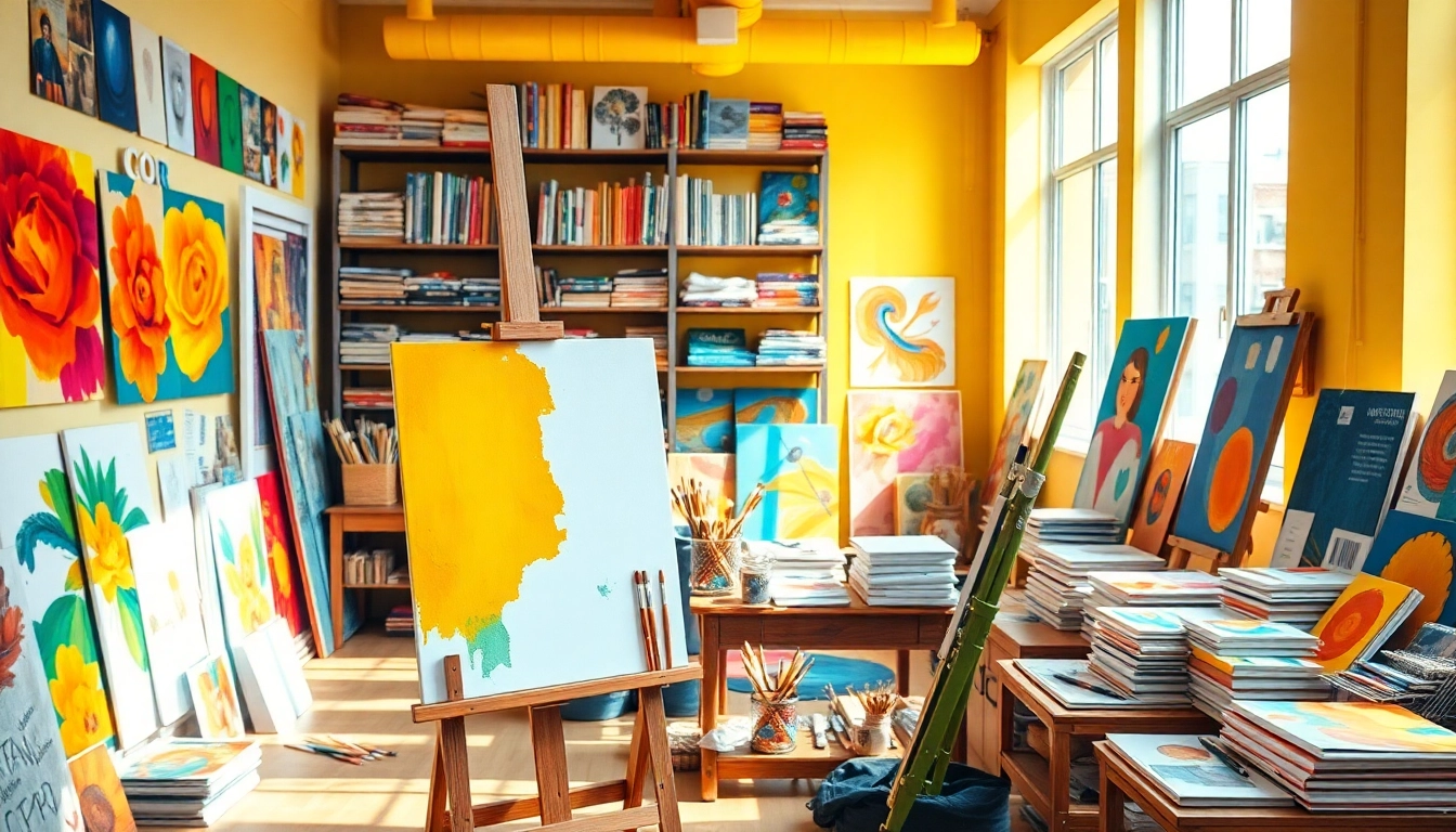 Créations de fredericjulien-design.fr, un studio artistique coloré avec des œuvres vibrantes.