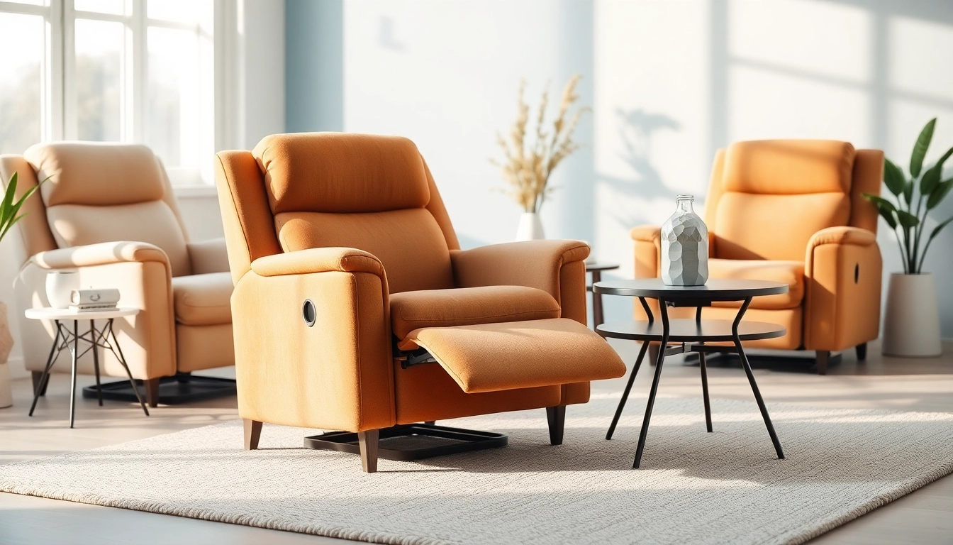 Enjoying comfortable lift chairs in a cozy living room setting with warm tones.