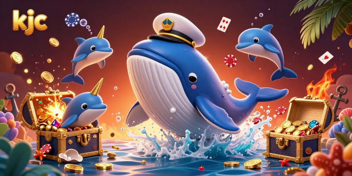 KJC engages players with thrilling winning strategies in an exhilarating underwater treasure hunt scene.