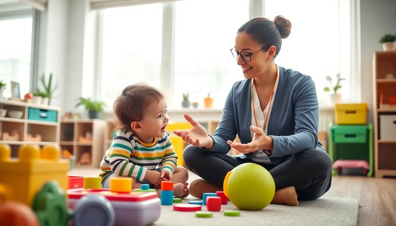 Engaging ABA therapy session with a child at https://www.kiddsaba.com in a light-filled room.