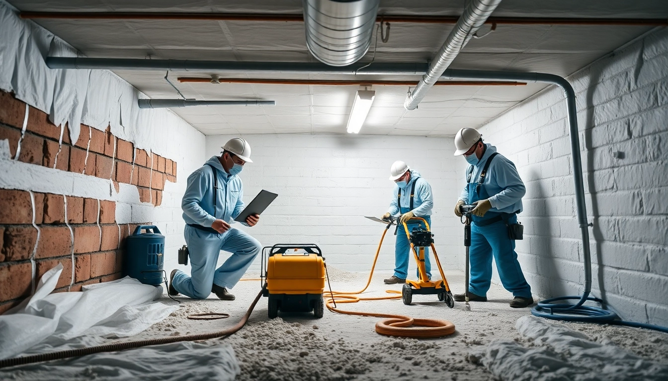 Crawl Space Restoration team effectively repairing and improving home safety.