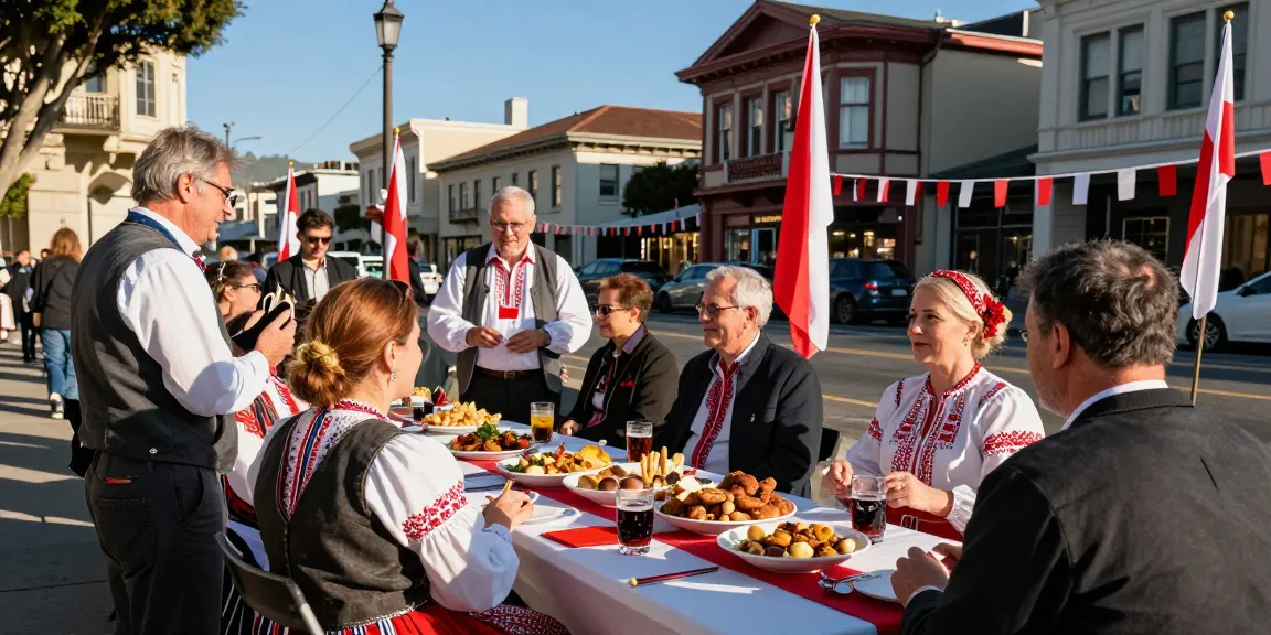 Polish community gathering at https://www.sfpol.com/ in San Francisco celebrating culture and heritage.