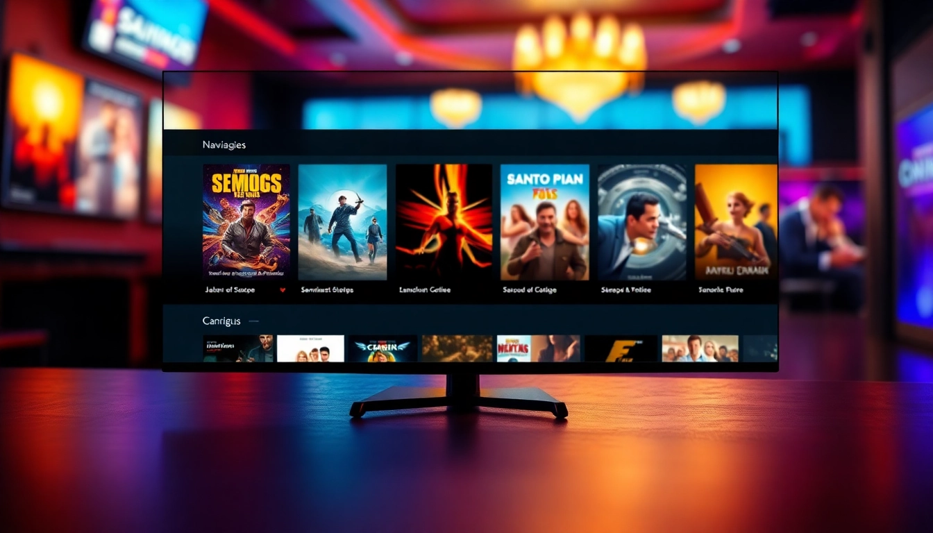 Explore https://bandarlayarkaca21.com with a vibrant film streaming website showcasing movie posters and user-friendly layout.