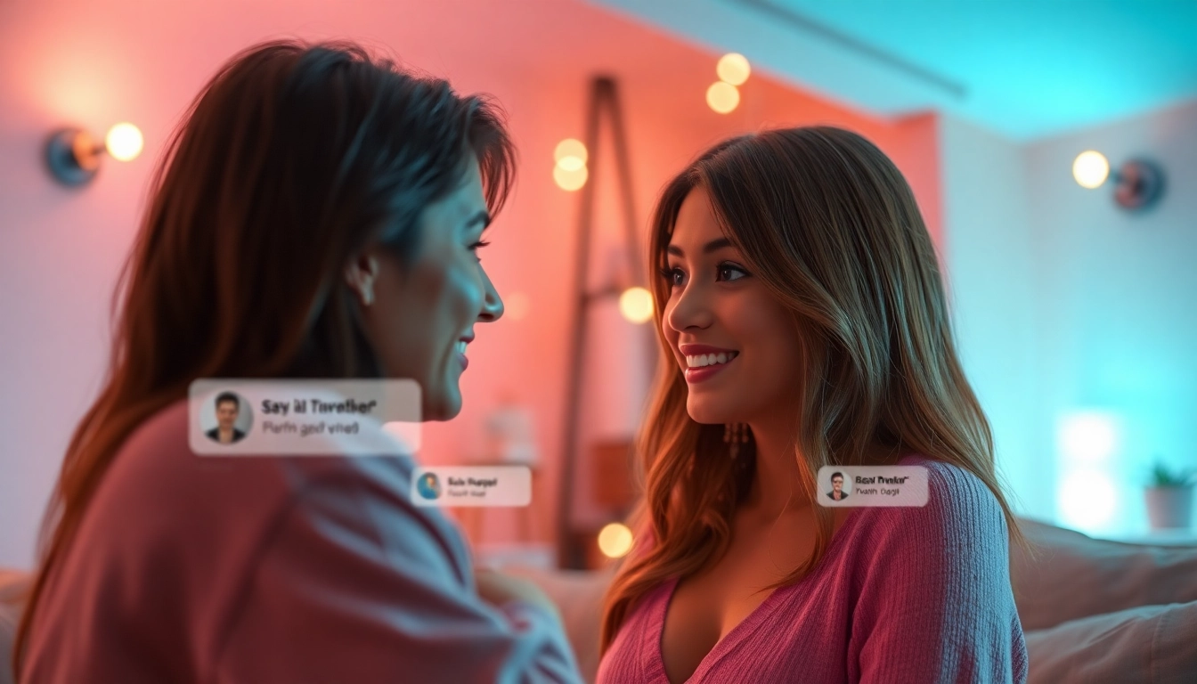 Engage in free AI sex chat with a virtual girlfriend in a cozy, inviting environment.