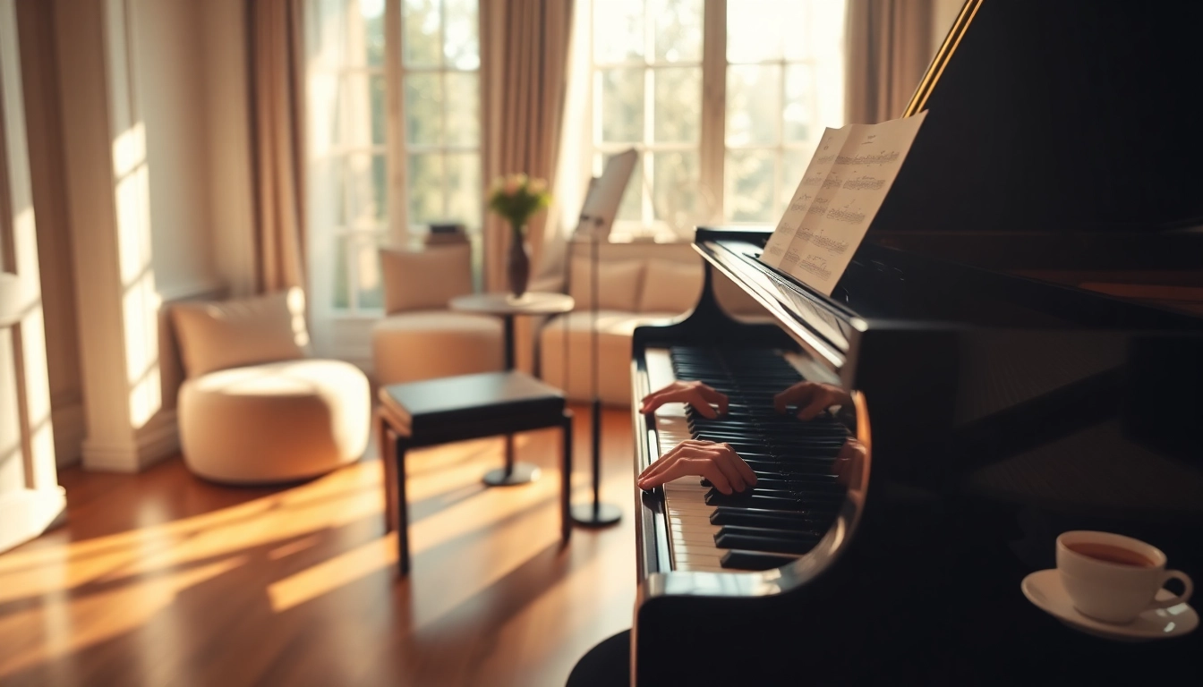 Experience the soothing melodies of https://whisperings.com.ua with serene piano performances in a cozy setting.
