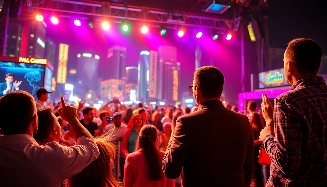 Engaging entertainers showcasing talents at https://tcspecialentertainment4u.com event with vibrant lighting.