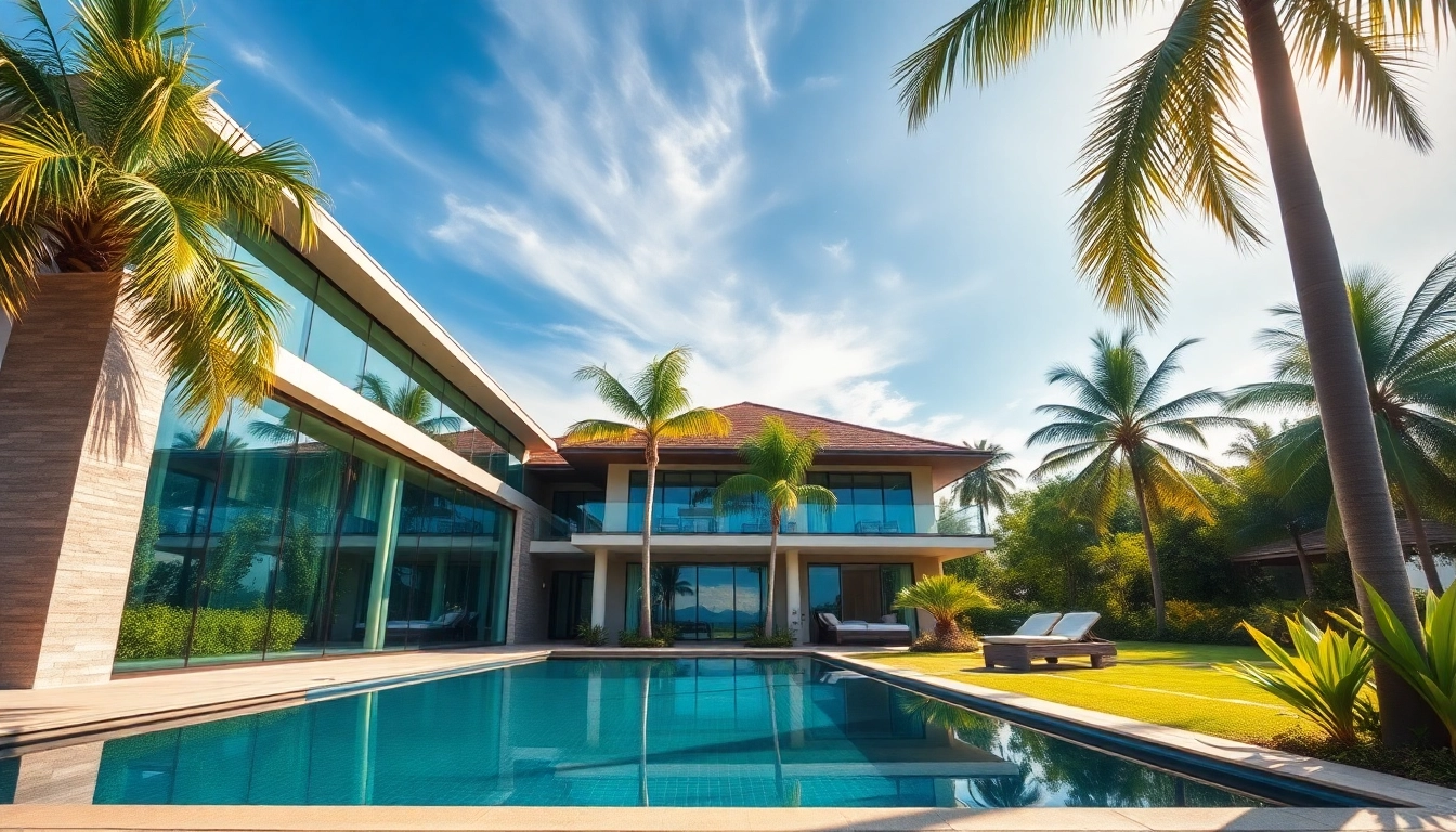Breathtaking pattaya properties highlighting luxurious villas amidst serene tropical surroundings.