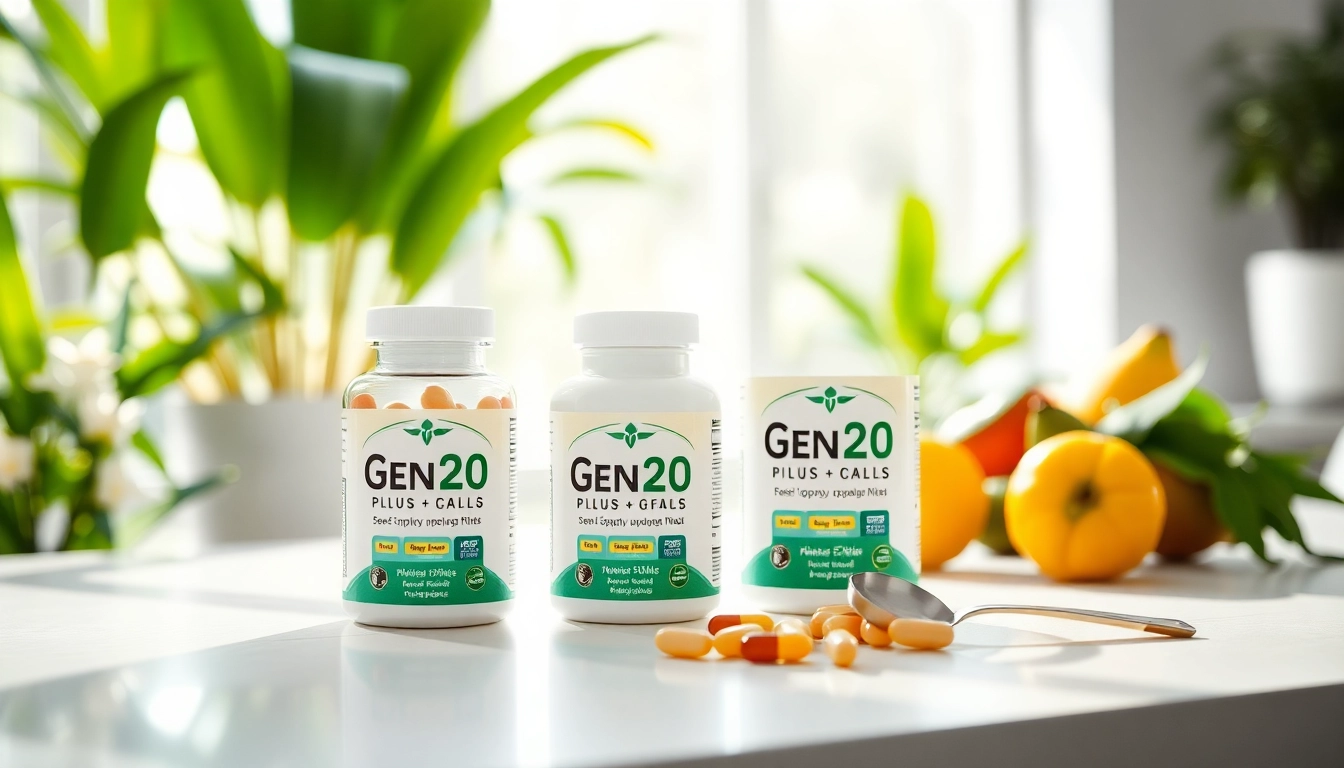 Showcasing https://www.genf20plus.info health supplement in an inviting setting with vibrant greenery.