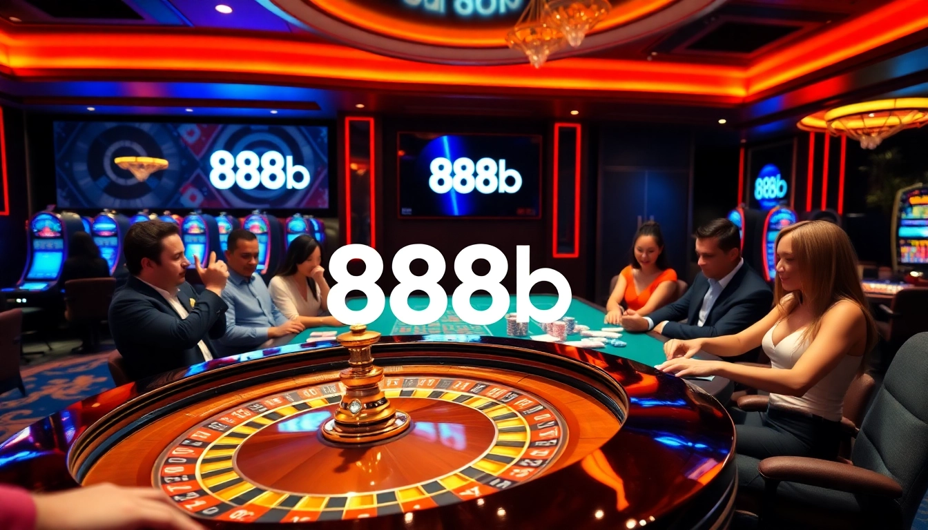 Play and win big at the 888b casino with exciting roulette and poker action.