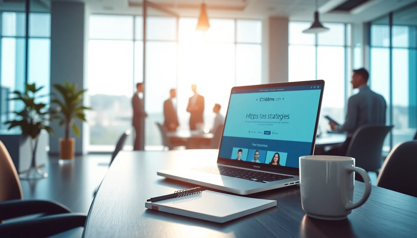 Showcasing professional financial services at https://c168me.com/ with a modern office setup and team collaboration.