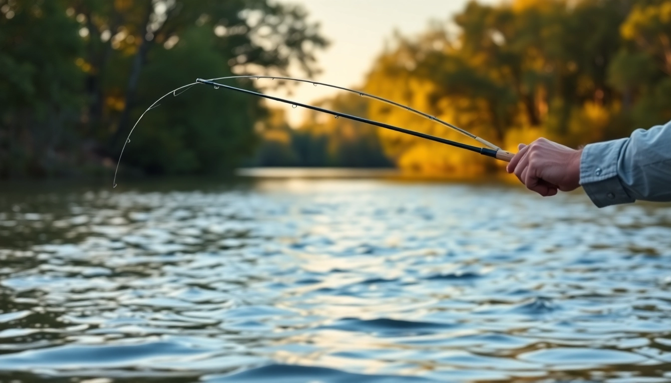 Experience the tranquility of fly fishing with the best fly fishing rods in a scenic natural setting.