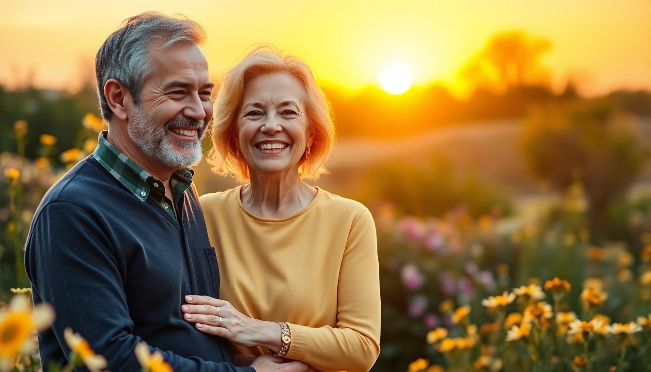 Engaging senior couple experiencing joy in nature at https://frontidas.com, portraying vibrant living.
