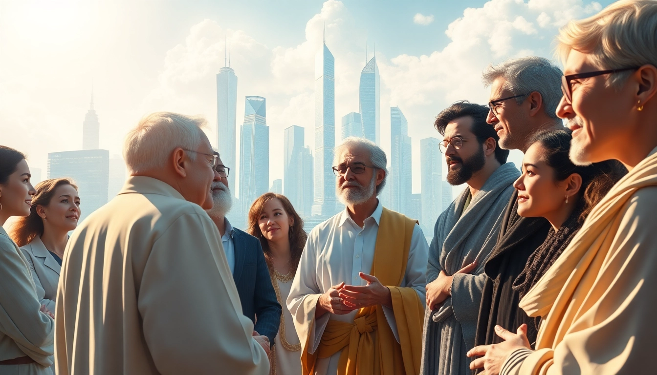 Engaging scene representing the innovative spirit of www.trilgameshproject.com, blending modern science and philosophy.