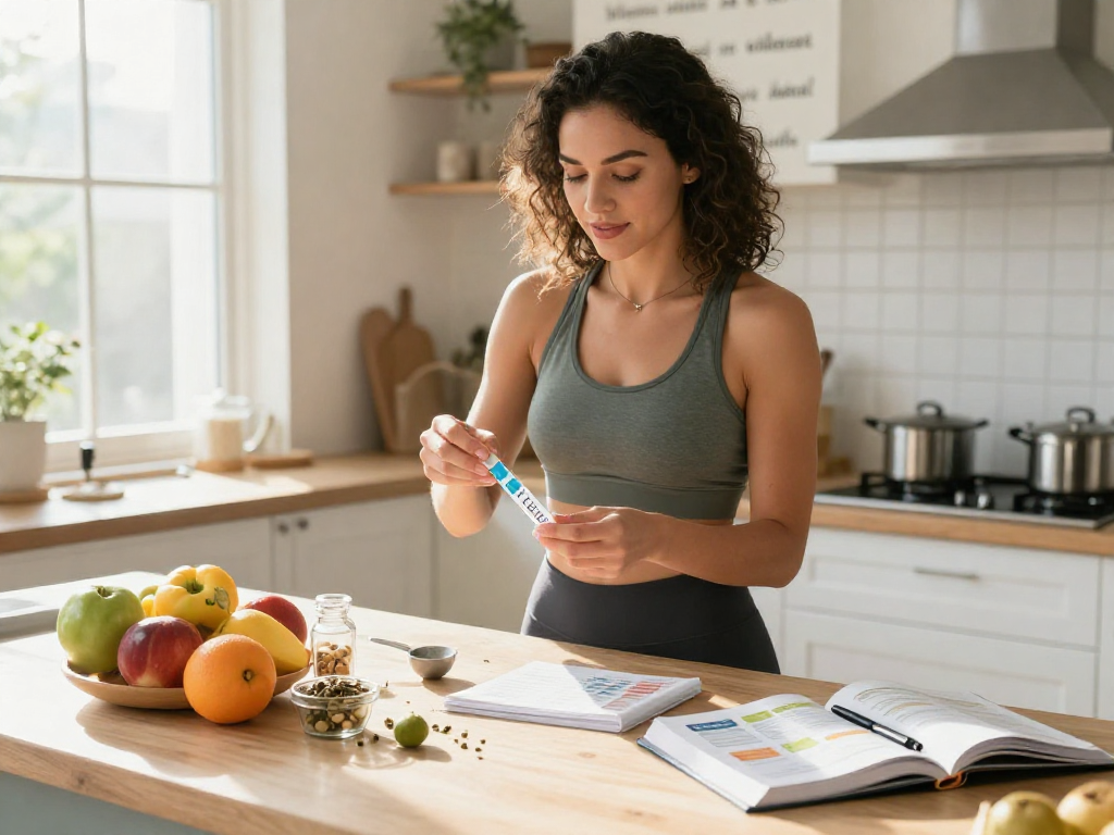 BPC 157 Benefits showcased in a health-conscious kitchen preparation with vibrant ingredients.