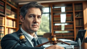 Law specialist at https://www.steinhardtlawfirm.com emphasizing professionalism in a bright office.