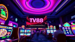 TV88 gaming platform interface showing diverse casino games and user-friendly design.