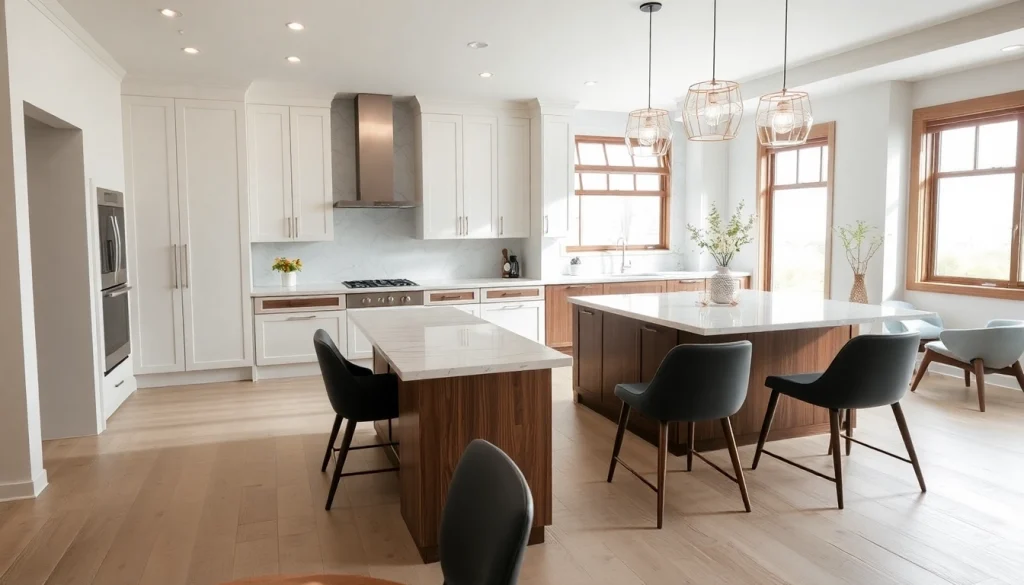 Elevate your home with vibrant bathroom and kitchen remodeling designs showcasing modern finishes.