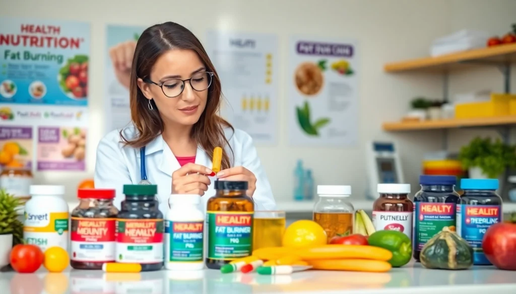 Examining the safety of fat burning supplements in a well-organized health lab.