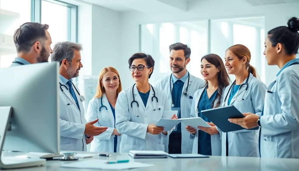 Healthcare professionals collaborating with advanced tools at https://www.medexdtc.com to enhance patient care.