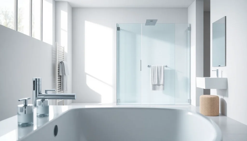 Entdecken Sie die modernen Badezimmerlösungen von sonni sanitär GmbH, die elegantes Design und Qualität vereinen.