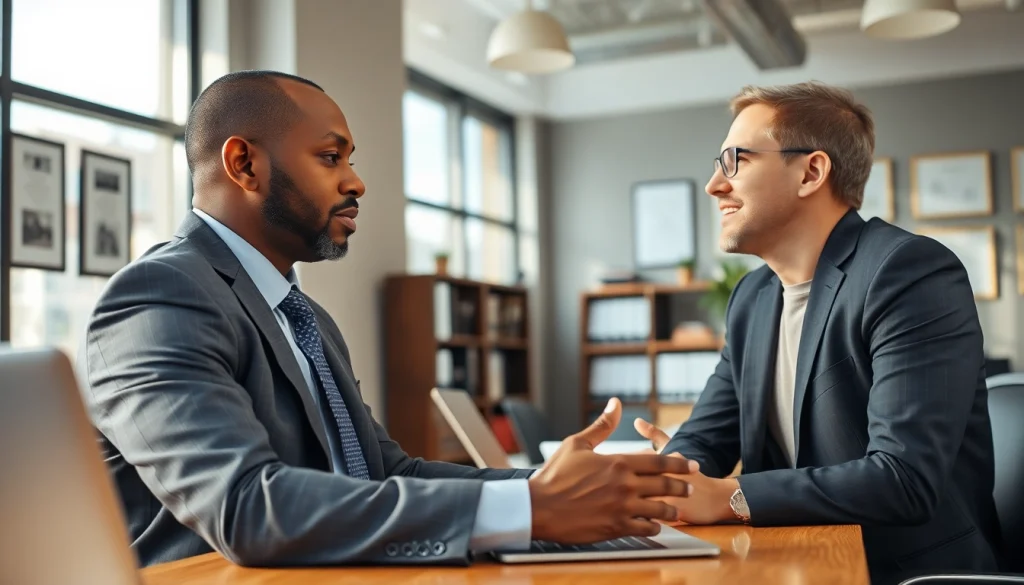 Consult a personal injury attorney at https://www.wcfjustice.com in a modern office setting.