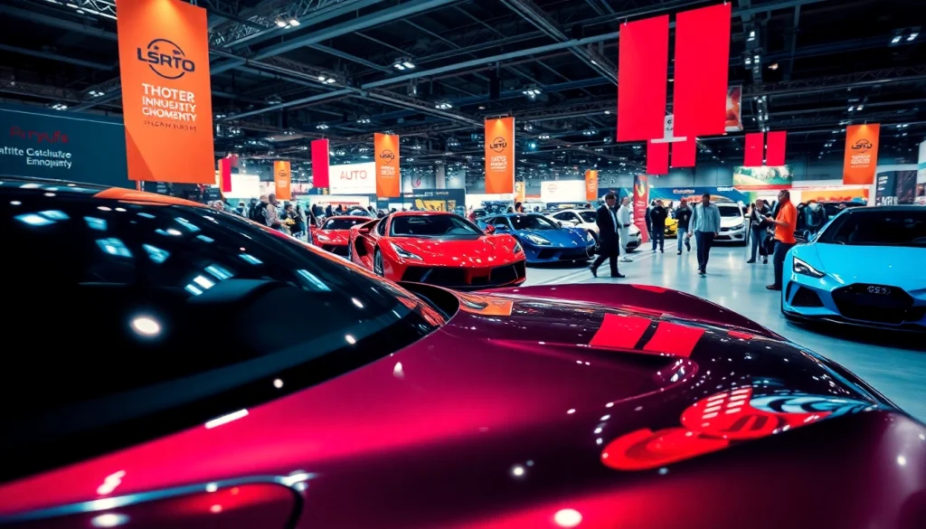 Attend the exciting Auto Cars Show featuring various innovative vehicles and engaging attendees.