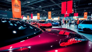 Attend the exciting Auto Cars Show featuring various innovative vehicles and engaging attendees.