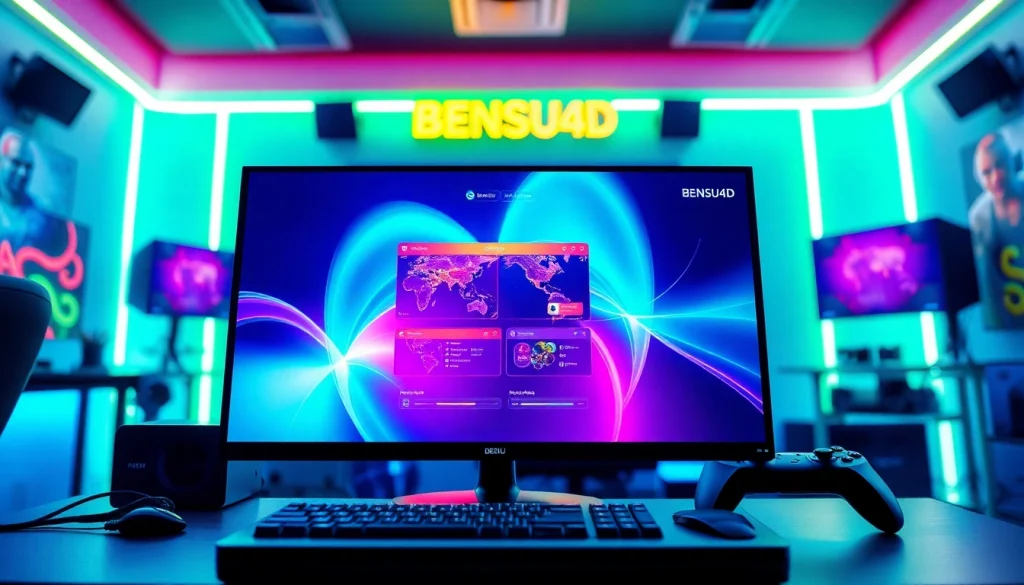 Jelajahi pengalaman bermain BENSU4D dengan antarmuka modern dan lingkungan permainan yang dinamis.