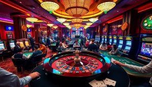 Players at mm88 sa com enjoy thrilling gambling with roulette and chips, capturing the excitement of casino life.