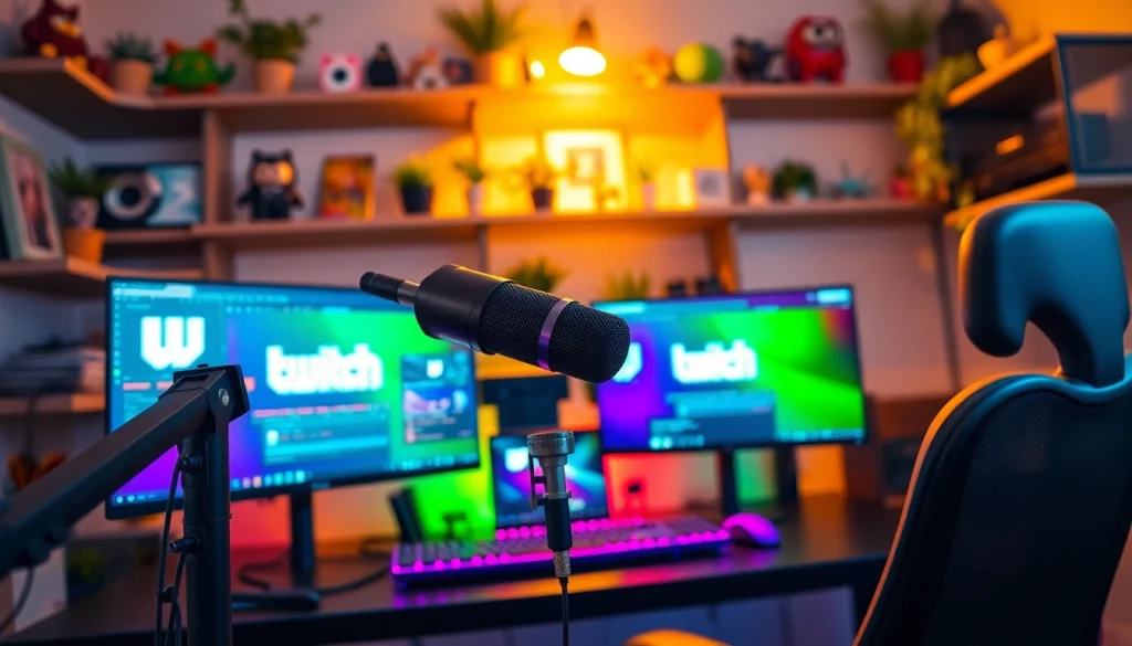 StreamGen platform showcasing Twitch clips and editing tools in an engaging setup.