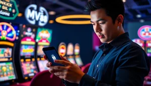 Experience the MV88 app's engaging gaming features with vibrant visuals and a user-focused approach.