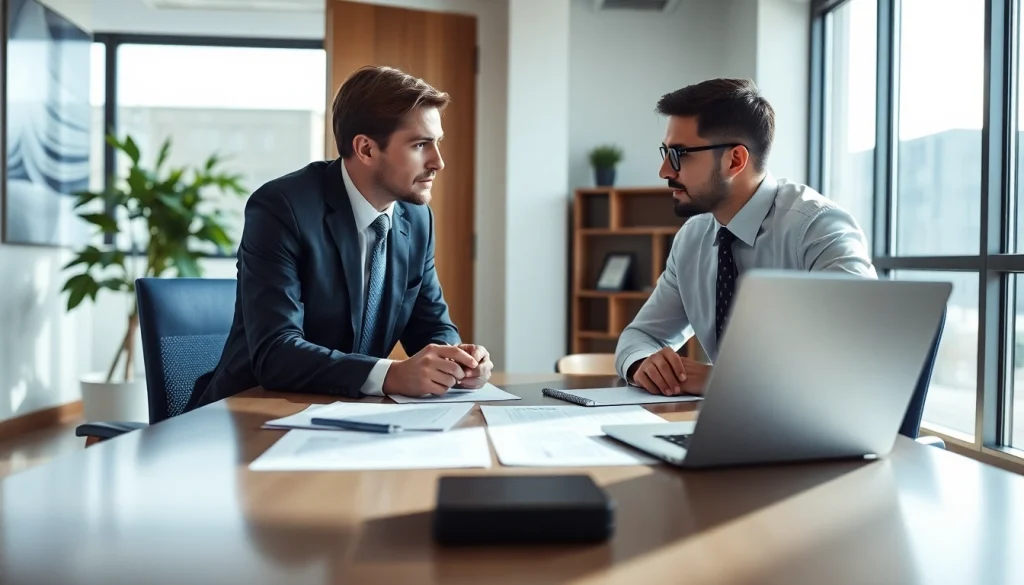Engaging scene of a Startup legal advisory in Delhi offering professional consultation in a modern office.